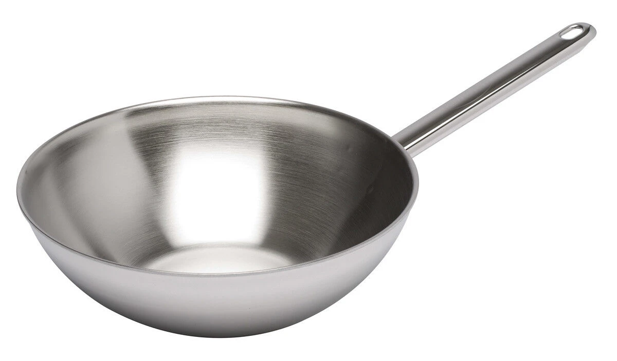 Demeyere Apollo Wok Met Steel ø 26 Cm Rvs Glans