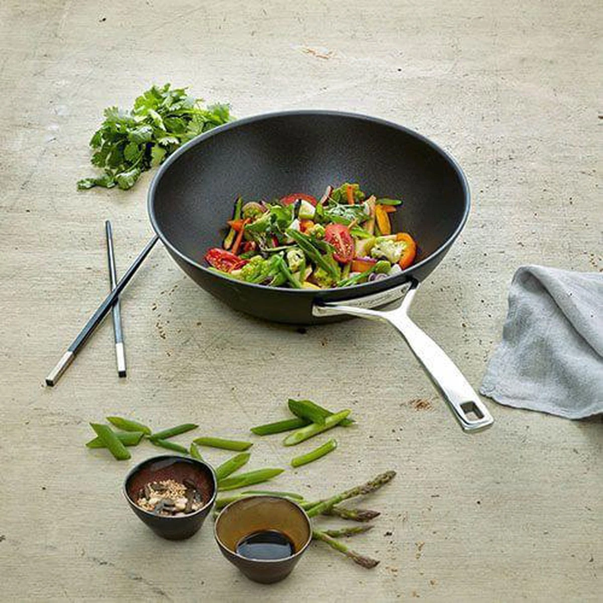 Demeyere Alu Pro Wok - 30 Cm - Afbeelding 2