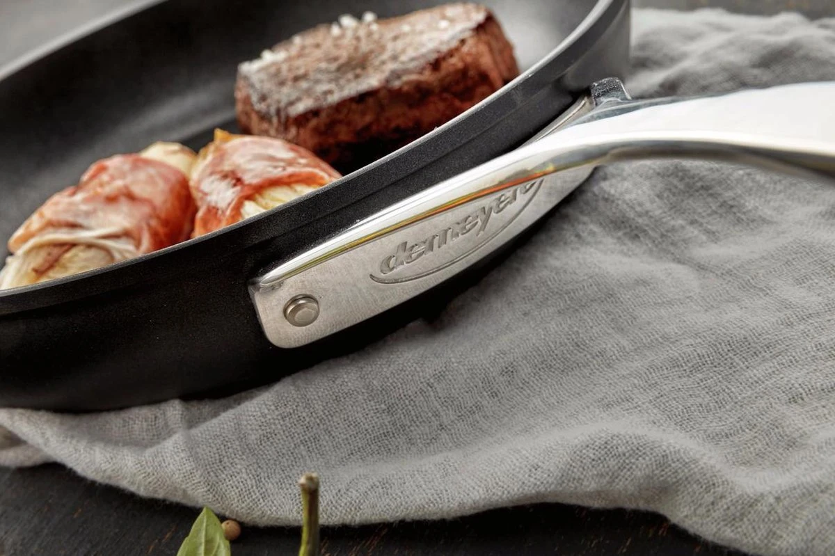 Demeyere Alu Pro Dura Glide Koekenpan - Ø 24 & Ø 28cm - Titanium - Afbeelding 3