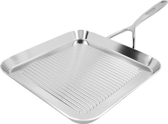 Demeyere Specialties 5 Grillpan 28 X 28 Cm Rvs + Gratis Tang T.w.v. €14,95
