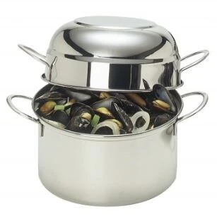 Demeyere Resto Mosselpan Met Hoge Deksel ø 20 Cm Rvs